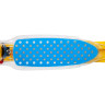 Кикборд NOVATRACK RAINBOW PRO TRANSPARENT синий 120PROT.RAINBOW.BL20